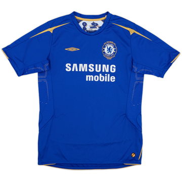 2005-06 Chelsea Centenary Home Shirt - 8/10 - (XL.Boys)