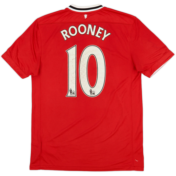 2011-12 Manchester United Home Shirt Rooney #10 - 6/10 - (M)