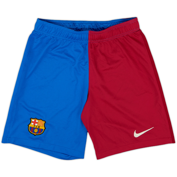 2021-22 Barcelona Home Shorts - 9/10 - (S)