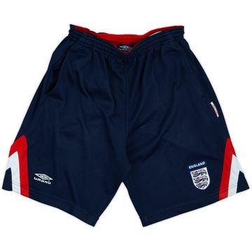 2002-03 England Umbro Training Shorts - 9/10 - (XL.Boys)