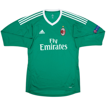 2017-18 AC Milan Player Issue GK Shirt - 8/10 - (M)
