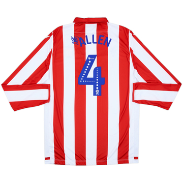 2019-20 Stoke City Home L/S Shirt Allen #4 - 8/10 - (XXL)