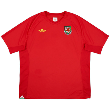 2010-11 Wales Home Shirt - 9/10 - (XXL)