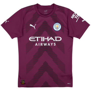 2022-23 Manchester City GK S/S Shirt - 10/10 - (S)