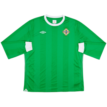 2010-12 Northern Ireland Home L/S Shirt - 7/10 - (XL)