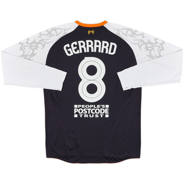 2012-13 Liverpool Third L/S Shirt Gerrard #8 - 8/10 - (L)