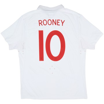 2009-10 England Home Shirt Rooney #10 - 7/10 - (L)