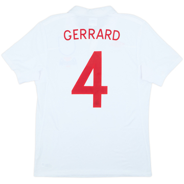 2009-10 England 'South Africa' Home Shirt Gerrard #4