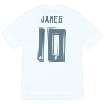 2015-16 Real Madrid Home Shirt James #10 (S)