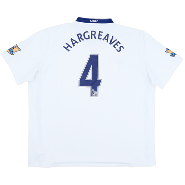2008-10 Manchester United Away Shirt Hargreaves #4 - 7/10 - (3XL)