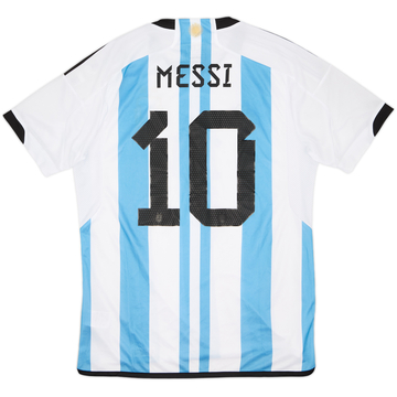 2022-23 Argentina 'vs France' Home Shirt Messi #10 (L)