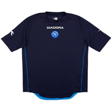 2006-07 Napoli Diadora Training Shirt - 9/10 - (L)