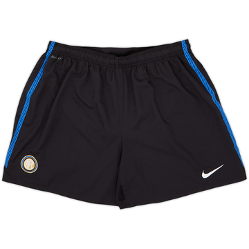 2010-11 Inter Milan Home Shorts - 8/10 - (XL)