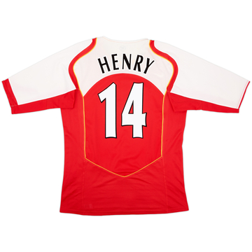 2004-05 Arsenal Home Shirt Henry #14 - 8/10 - (XXL)