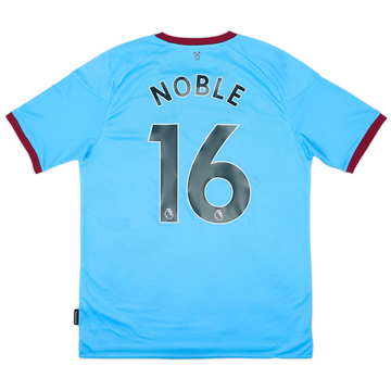 2020-21 West Ham Away Shirt Noble #16 - 9/10 - (L)