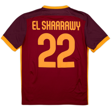 2015-16 Roma Home Shirt El Shaarawy #22 - 8/10 - (M)
