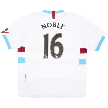 2010-12 West Ham Away Shirt Noble #16 - 7/10 - (XL)