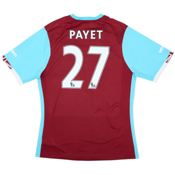 2016-17 West Ham Home Shirt Payet #27 - 6/10 - (Women's XL)