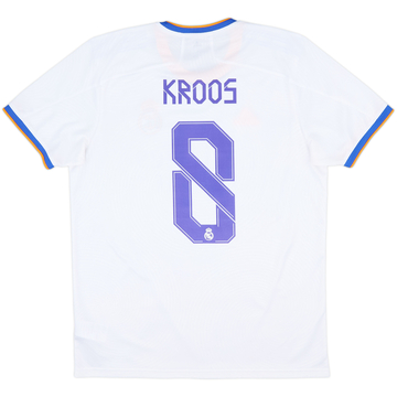 2021-22 Real Madrid Home Shirt Kroos #8 - 8/10 - (L)
