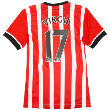 2016-17 Southampton Home Shirt Virgil #17 - 6/10 - (S)