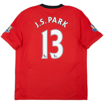 2009-10 Manchester United Home Shirt J.S.Park #13 - 6/10 - (L)