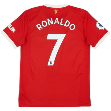 2021-22 Manchester United Home Shirt Ronaldo #7 - 8/10 - (M)