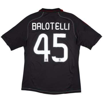 Camiseta de la tercera equipación del AC Milan 2012-13 Balotelli #45 - 5/10 - (M)