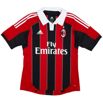 2012-13 AC Milan Home Shirt - 4/10 - (M)