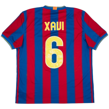 Camiseta de local del Barcelona 2009-10 Xavi #6 - 5/10 - (L)