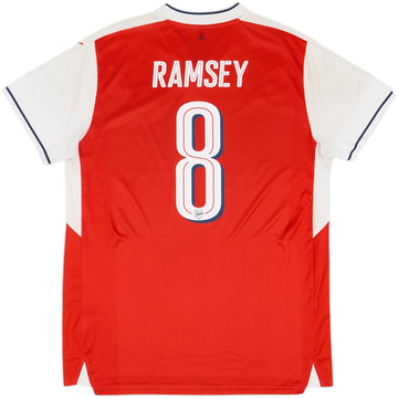 2016-17 Arsenal Home Shirt Ramsey #8 - 4/10 - (XL)