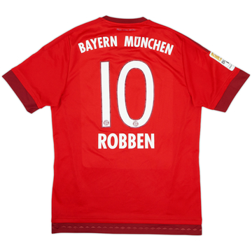 2015-16 Bayern Munich Home Shirt Robben #10 - 6/10 - (M)
