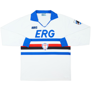 1991-92 Sampdoria Away L/S Shirt - 8/10 - (L)