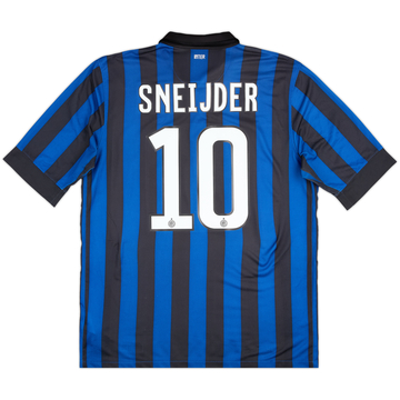 2011-12 Inter Milan Home Shirt Sneijder #10 - 7/10 - (L)