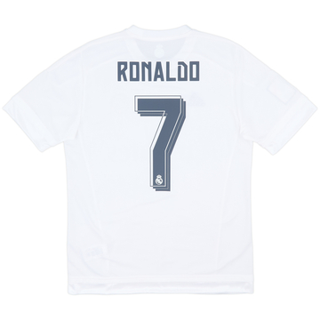 2015-16 Real Madrid Home Shirt Ronaldo #7 - 10/10 - (M)