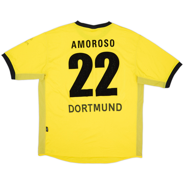 2003-04 Borussia Dortmund Home Shirt Amoroso #22 - 6/10 - (XL)