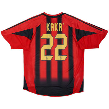 2004-05 AC Milan Home Shirt Kaka #22 - 5/10 - (L)
