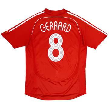 2006-08 Liverpool Camiseta de local Gerrard #8 - 6/10 - (L)
