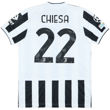 2021-22 Juventus Home Shirt Chiesa #22 (M)
