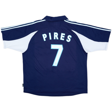 1999-00 Olympique Marseille Away Shirt Pires #7 - 8/10 - (XL)