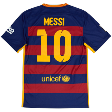 2015-16 Barcelona Home Shirt Messi #10 - 6/10 - (S)