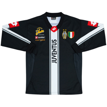 2002-03 Juventus 'Scuola Calcio' Lotto Training L/S Shirt - 8/10 - (XS)