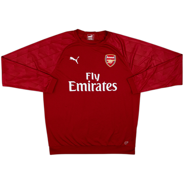 2017-18 Arsenal Puma Training L/S Shirt - 8/10 - (L)