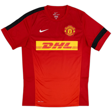 2013-14 Manchester United adidas Training Shirt - 8/10 - (M)
