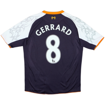 2012-13 Liverpool Third Shirt Gerrard #8 - 6/10 - (L.Boys)