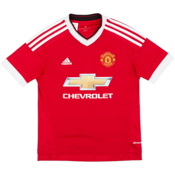 2015-16 Manchester United Home Shirt - 8/10 - (M.Boys)