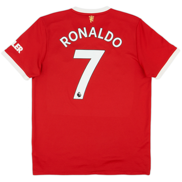 2021-22 Manchester United Home Shirt Ronaldo #7 - 7/10 - (L)