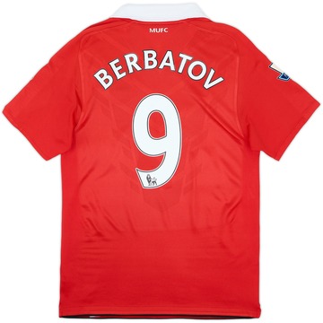 2010-11 Manchester United Home Shirt Berbatov #9 - 7/10 - (S)