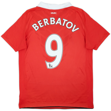 2010-11 Manchester United Home Shirt Berbatov #9 - 8/10 - (XL.Boys)