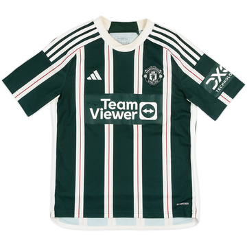 2023-24 Manchester United Away Shirt - 5/10 - (L.Boys)
