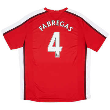 2008-10 Arsenal Home Shirt Fabregas #4 - 8/10 - (XXL)